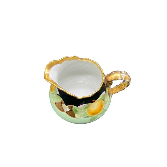 Hohenzollern Vintage German Pitcher Fruit with Gold Accents - Picture 6 of 7